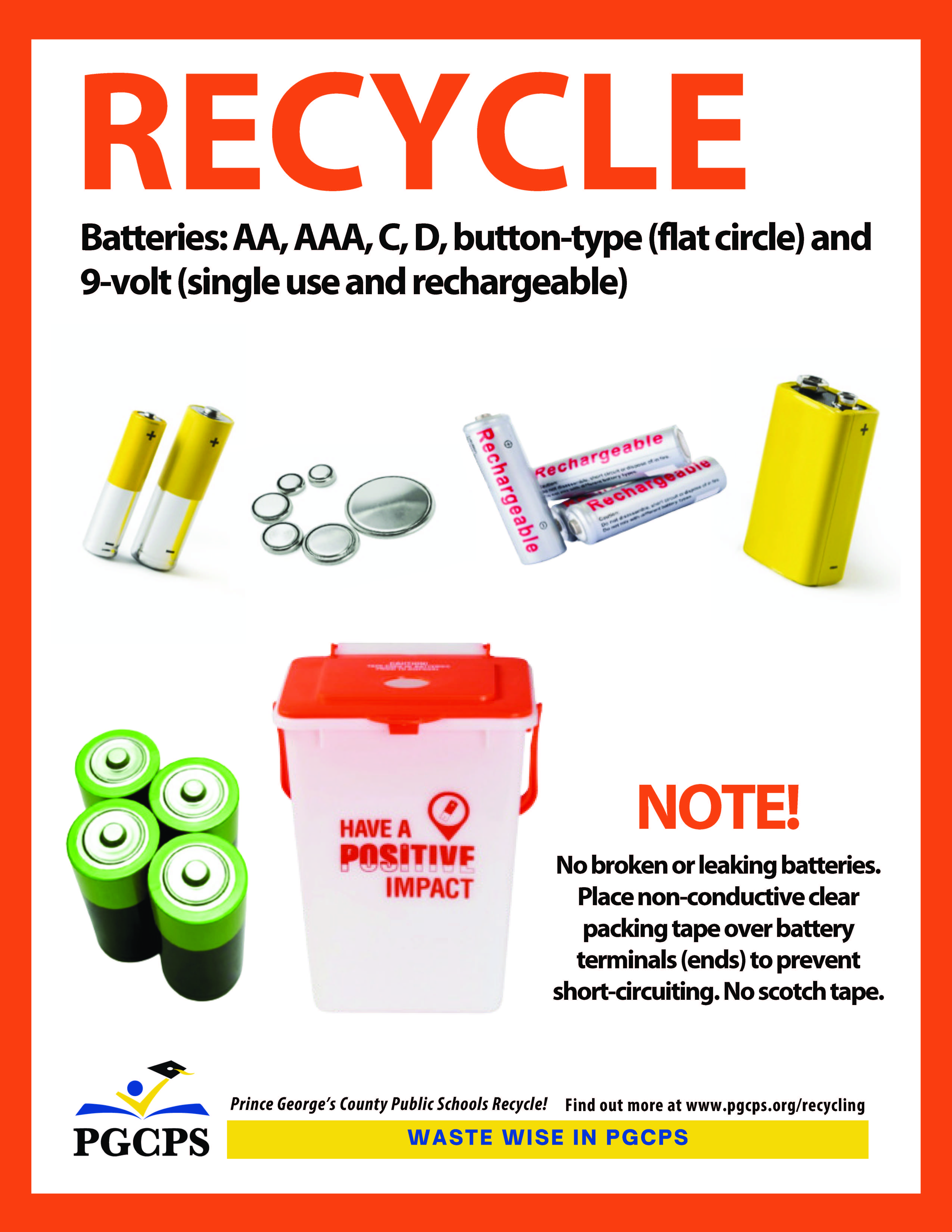 Battery Recycling Poster