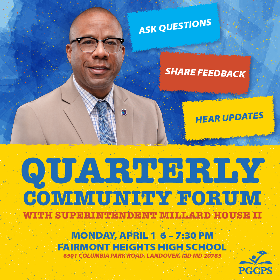 Quarterly Community Forum with Millar House II flyer