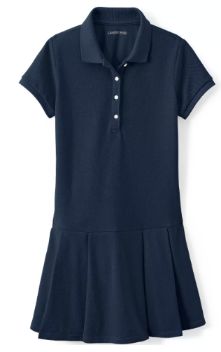 navy blue polo dress